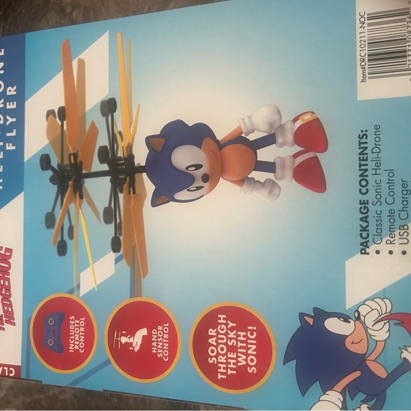 Sonic the Hedgehog Remote Control Helicopter - Picture 2 of 2